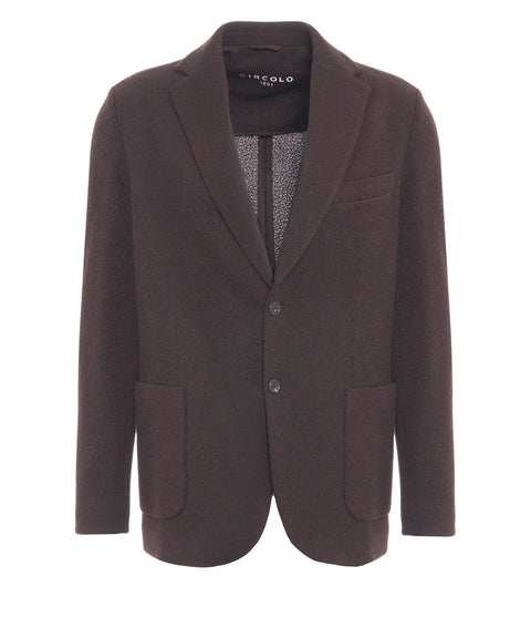 Blazer in misto lana