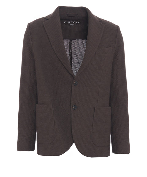 Blazer aus Wollmischung