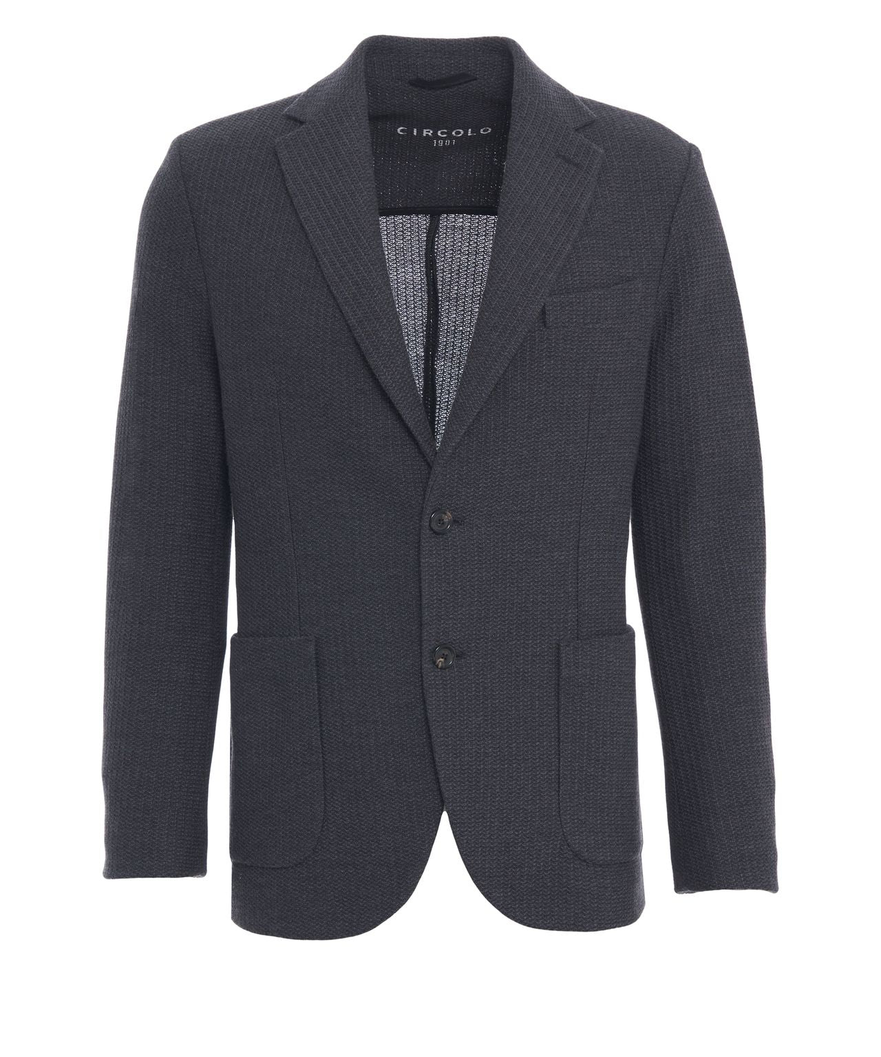 CIRCOLO 1901 ダークグレー テーラードジャケット Circolo 1901 Blazer in wool Grey Men – MAXIMILIAN.it