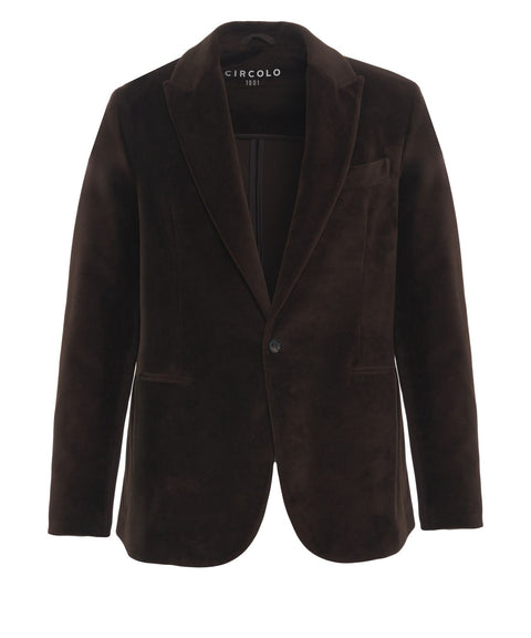 Cotton blend blazer