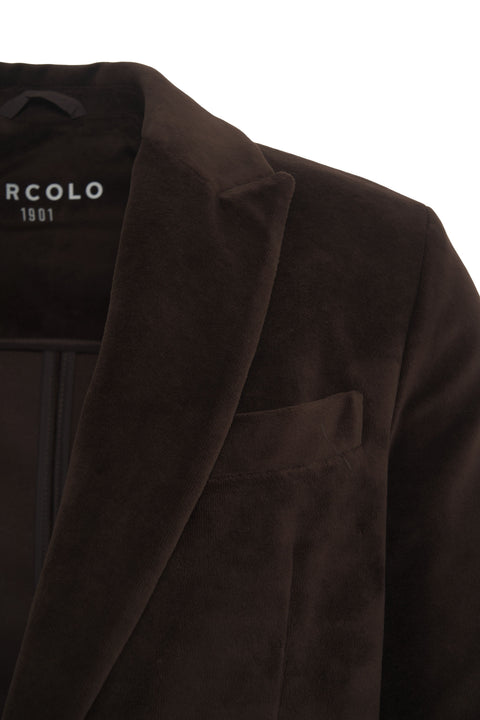 Cotton blend blazer