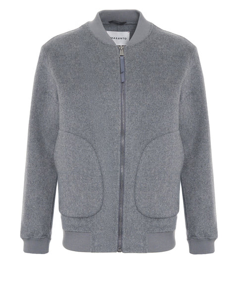 Bomberjacke aus Wolle