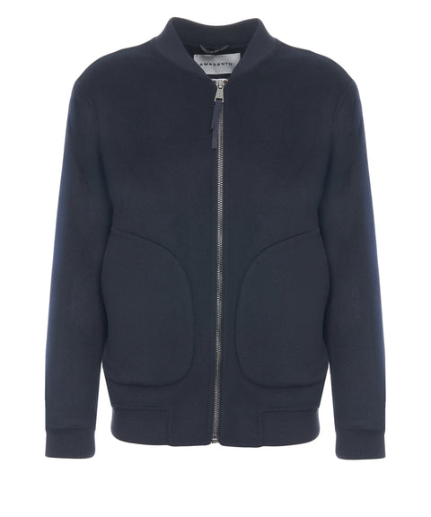 Bomberjacke aus Wolle