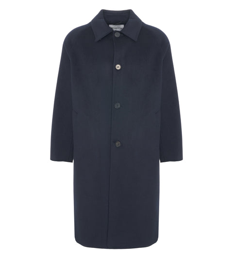 Cappotto con maniche raglan