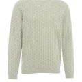 Pullover mit Zopfstrickmuster