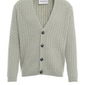 Cardigan mit Zopfstrickmuster