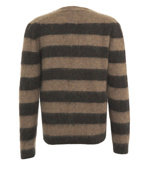 Strickjacke im Streifenmuster