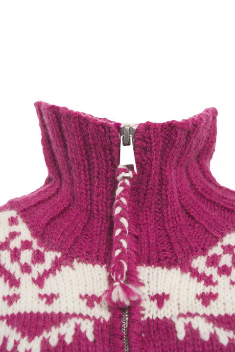 Strickjacke 'White lies'
