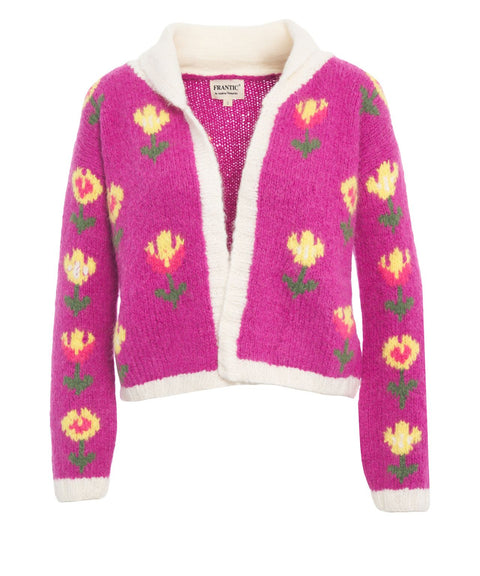 Cardigan in alpaca 'Luzern'