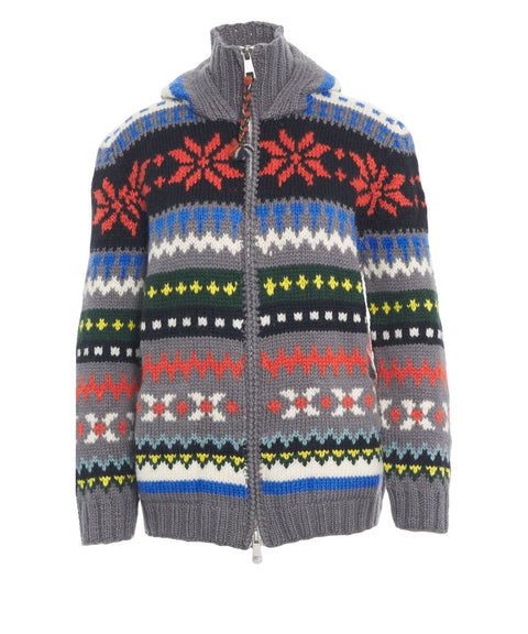 Cardigan 'Great River' in lana merino