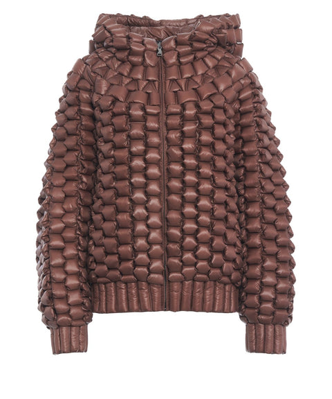 Giacca puffer con cappuccio