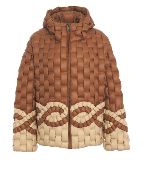 Giacca puffer con cappuccio