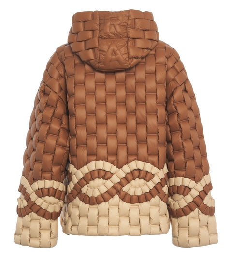 Giacca puffer con cappuccio