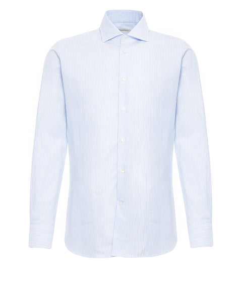 Shirt with striped pattern