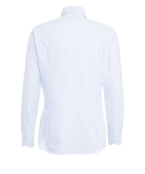 Shirt with striped pattern