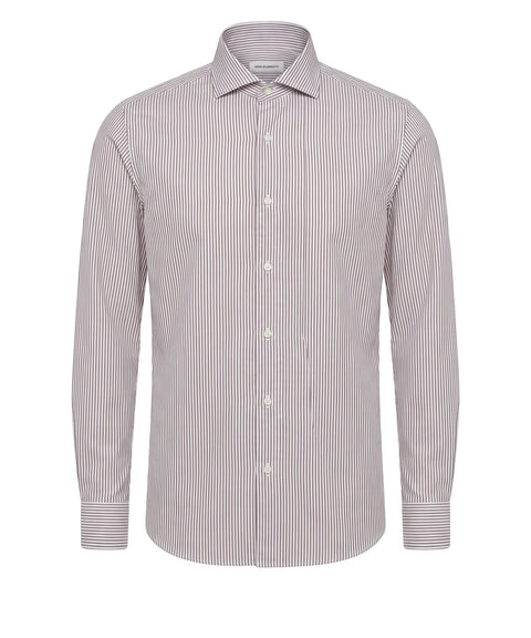 Shirt with striped pattern