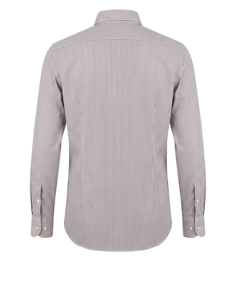 Shirt with striped pattern