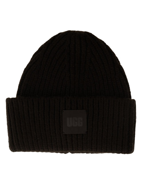 Strickmütze mit Logo
