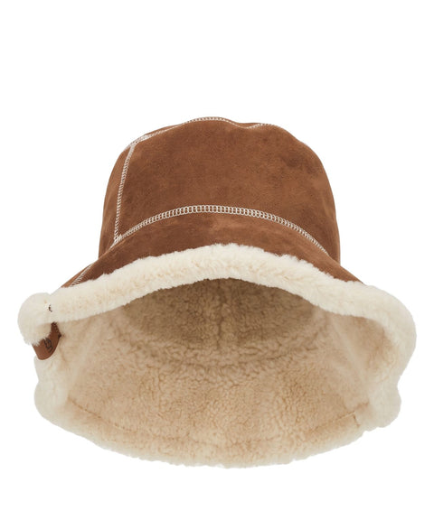 Bucket hat with logo detail