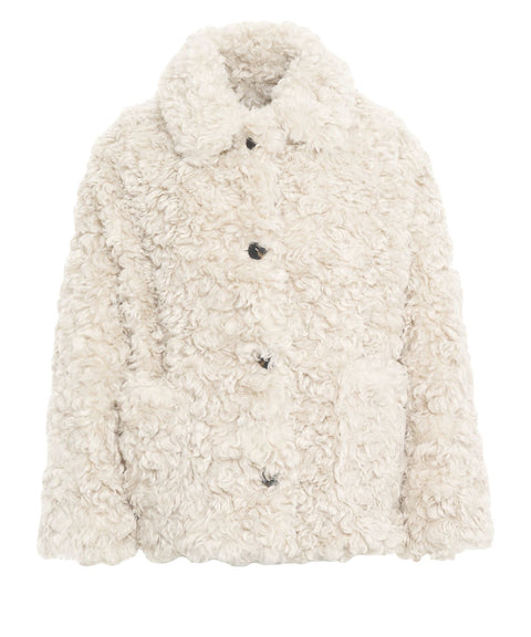 Jacke aus Kunspelz