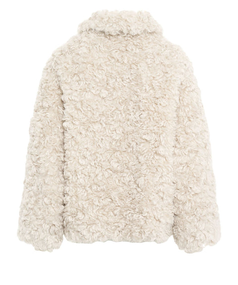 Jacke aus Kunspelz