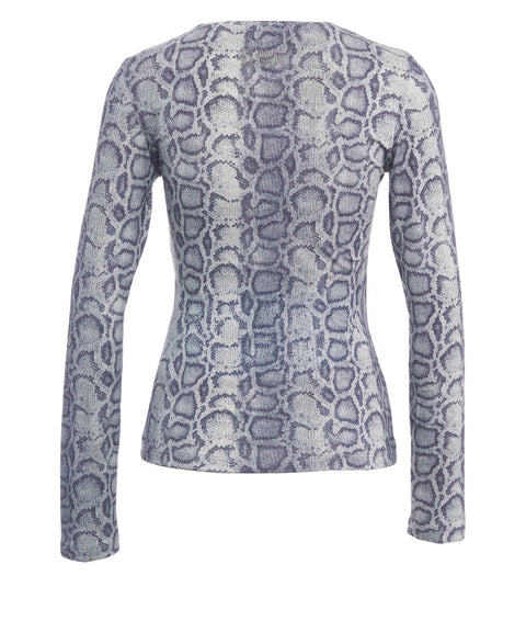 T-shirt effetto denim