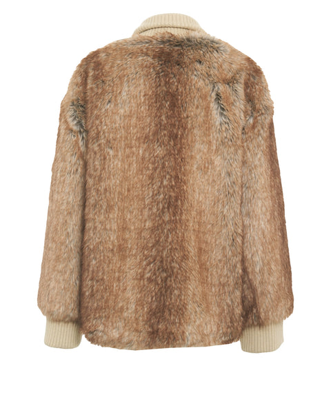Faux fur jacket 'Eko'
