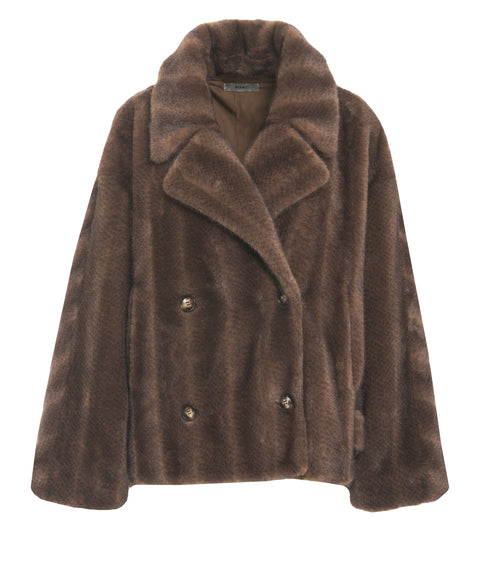 Jacke aus Kunstpelz 'Eko'