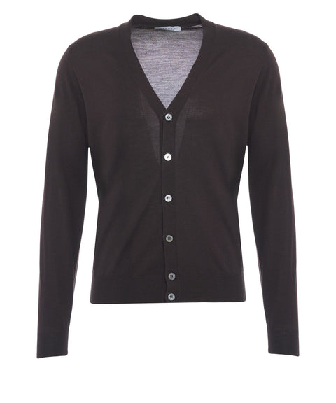Cardigan mit V-Ausschnitt