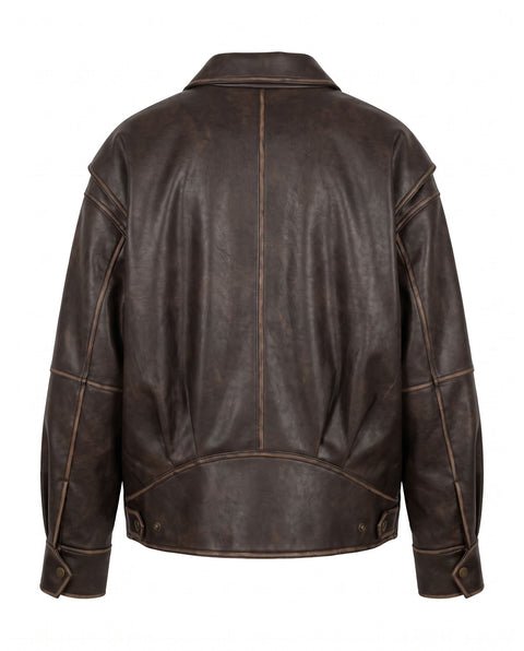 Jacke aus Kunstleder