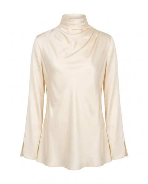 Bluse mit Stehkragen