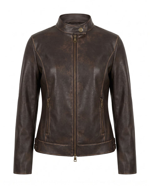 Jacke aus Kunstleder