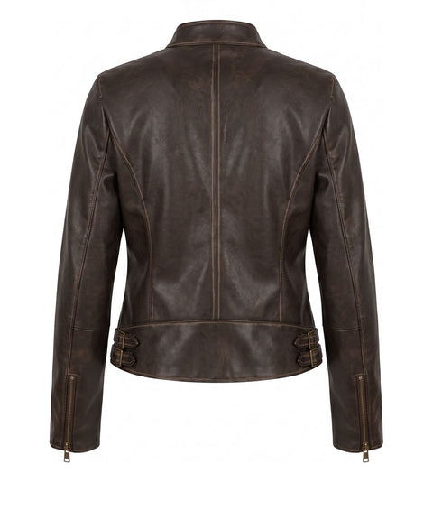 Jacke aus Kunstleder