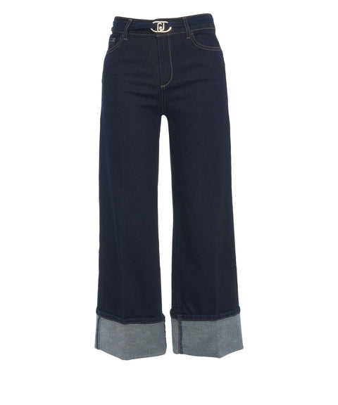 Jeans with waist belt