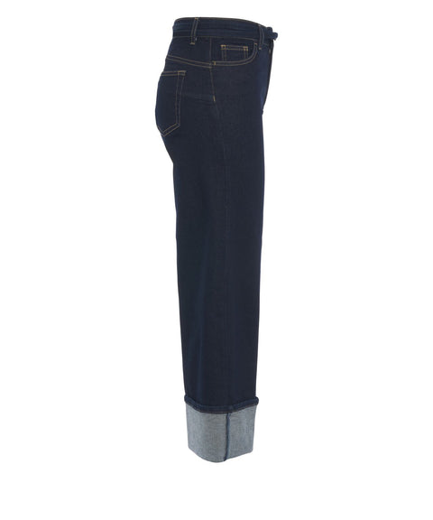 Jeans with waist belt