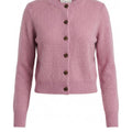 Cardigan in cashmere 'Azalea'