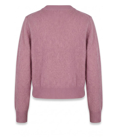 Cardigan in cashmere 'Azalea'