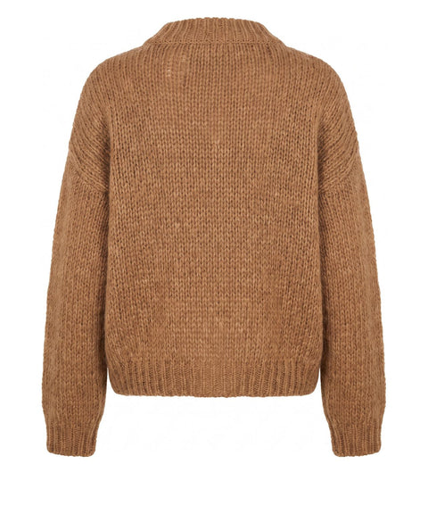 Cardigan in alpaca
