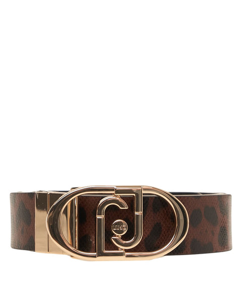 Gürtel mit Animal-Print