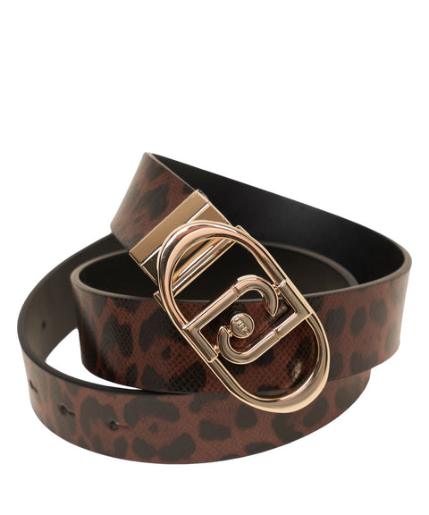 Gürtel mit Animal-Print