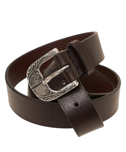 Leather belt