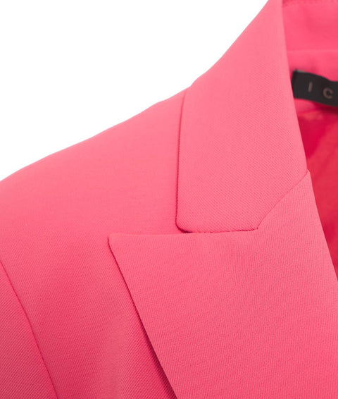Cropped blazer #pink