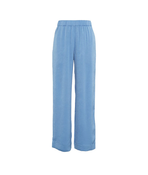 Pantalone wide-leg "Narine" #blu