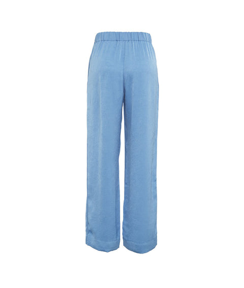 Pantalone wide-leg "Narine" #blu