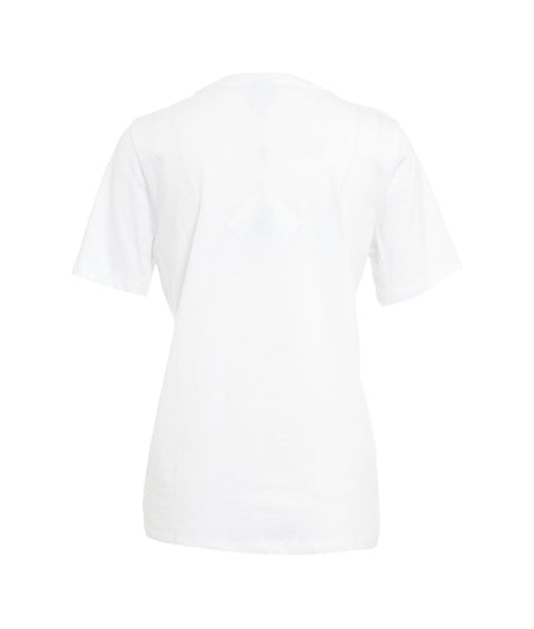 Maglietta con logo #bianco