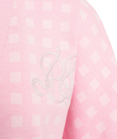 Cardigan "Cissi" con logo in ricamo #pink