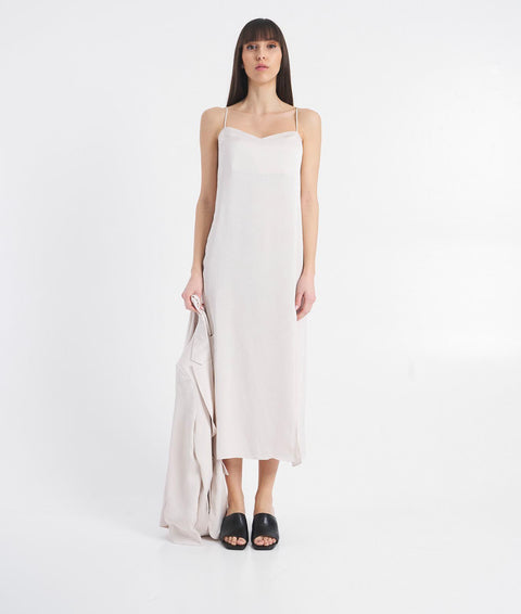 Slip Dress "Aleena" #bianco