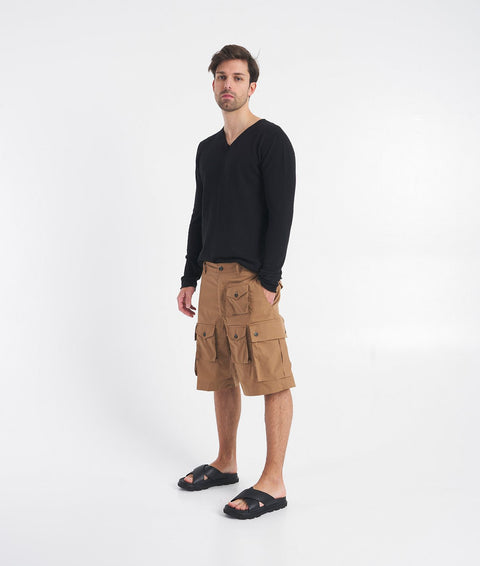 Cargo shorts "Diego" #marrone