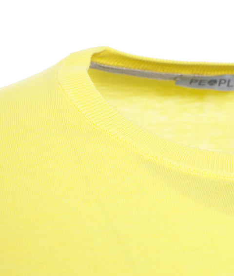 T-shirt "Pakse" in misto cotone #giallo