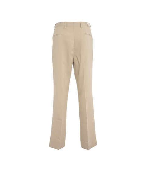 Pantaloni fluidi "Borgonuovo" #beige